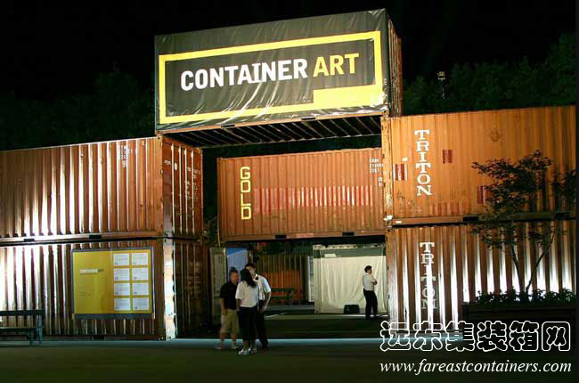 container art,集裝箱活動房,住人集裝箱房屋,二手集裝箱貨柜