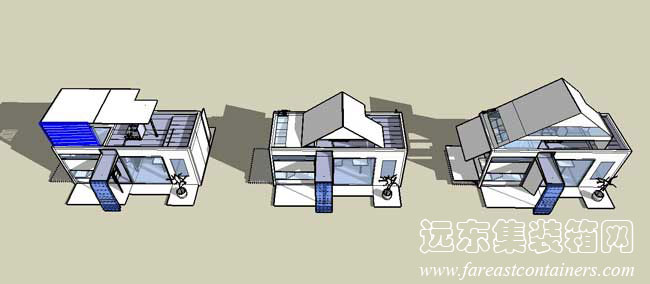 可變形的移動(dòng)住所,住人集裝箱房屋,二手集裝箱貨柜,集裝箱活動(dòng)房