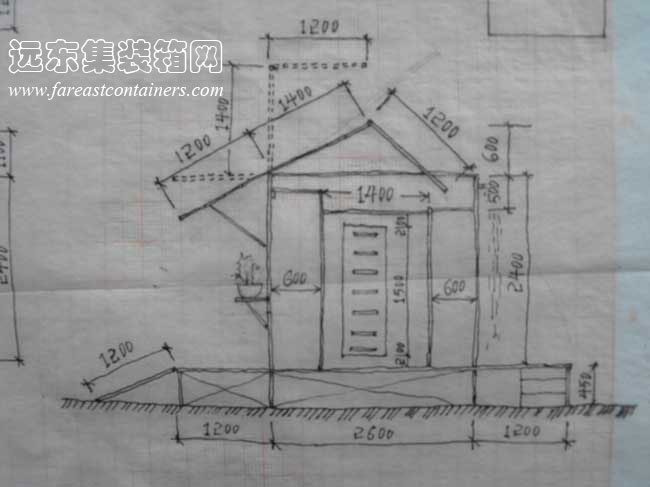 帶天窗的變形小屋,住人集裝箱房屋,二手集裝箱貨柜,集裝箱活動(dòng)房