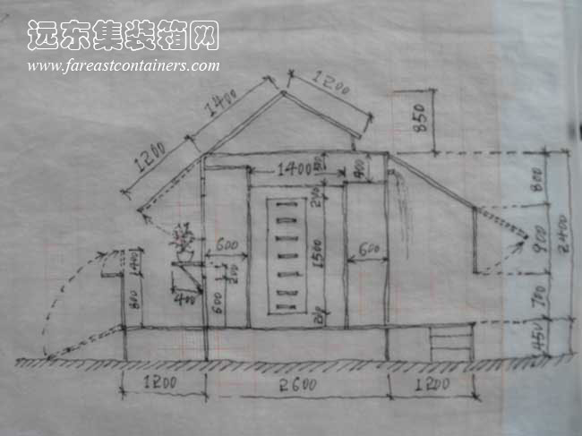 帶天窗的變形小屋,住人集裝箱房屋,二手集裝箱貨柜,集裝箱活動(dòng)房