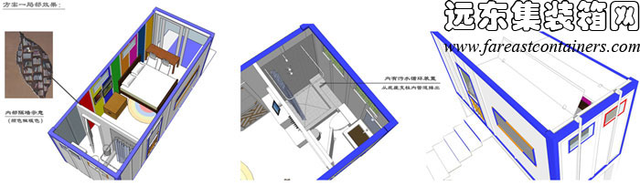 幸福哈達方案1,二手集裝箱貨柜,集裝箱活動房,住人集裝箱房屋