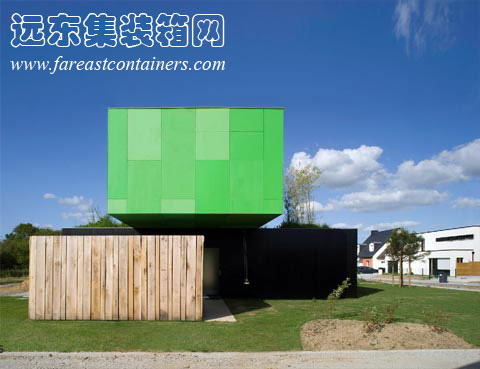 Cross Shape Container Home,集裝箱活動(dòng)房,集裝箱房屋,集裝箱建筑,集裝箱住宅,住人集裝箱