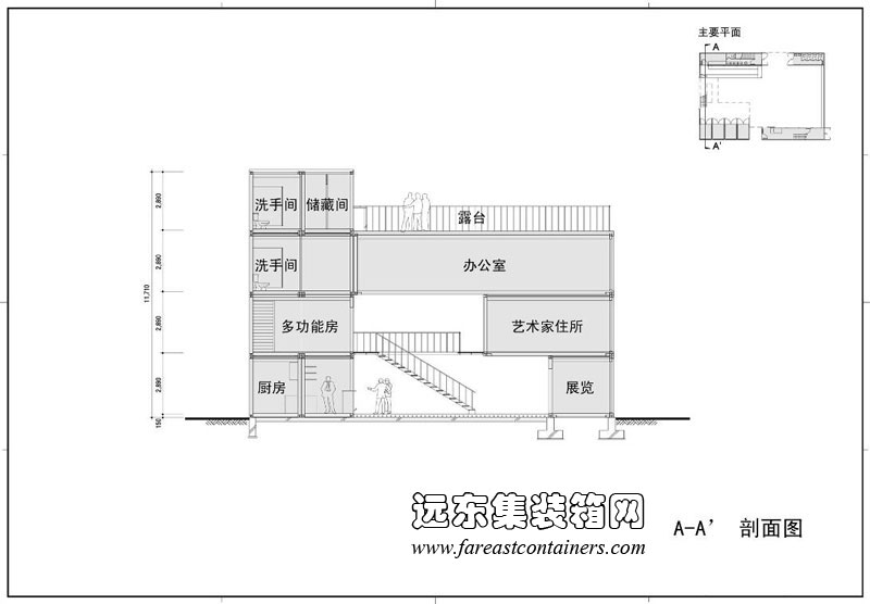 Platoon 藝術(shù)館,集裝箱房屋,集裝箱建筑,集裝箱住宅,集裝箱活動(dòng)房,住人集裝箱