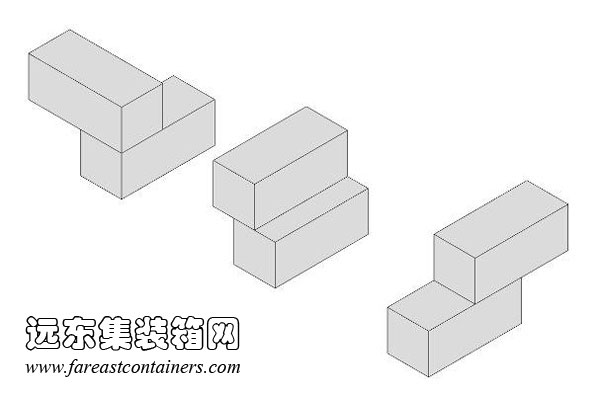 角柱落在梁上的疊放方式,集裝箱房屋,集裝箱建筑,集裝箱住宅,集裝箱活動房,住人集裝箱