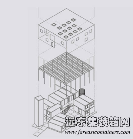 由 Han Slawik 設計的 Bed By Night,集裝箱房屋,集裝箱建筑,集裝箱住宅,集裝箱活動房,住人集裝箱