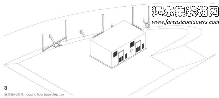 底層基礎(chǔ)處理,集裝箱建筑設(shè)計(jì)圖,集裝箱房屋,集裝箱住宅,集裝箱活動(dòng)房,住人集裝箱