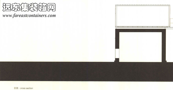 剖面,集裝箱建筑設(shè)計圖,集裝箱房屋,集裝箱住宅,集裝箱活動房,住人集裝箱