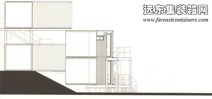 集裝箱建筑設計圖,集裝箱房屋,集裝箱住宅,集裝箱活動房,住人集裝箱