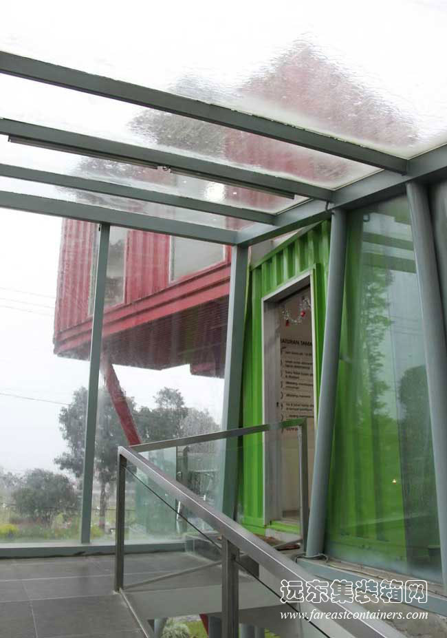 集裝箱建筑式圖書館-印尼巴都AMIN圖書館,集裝箱房屋,集裝箱住宅,住人集裝箱,集裝箱活動房