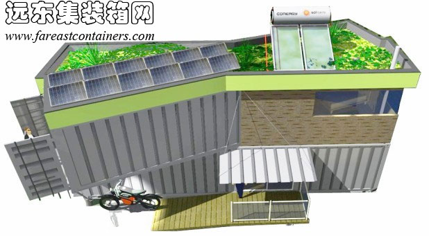 ECO-Cargo 集裝箱住宅效果圖,集裝箱房屋,集裝箱活動房,住人集裝箱,集裝箱建筑