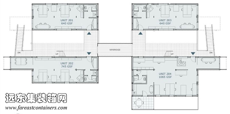 羅德島 box office 集裝箱辦公樓二層平面圖,集裝箱房屋,集裝箱活動(dòng)房,住人集裝箱,集裝箱住宅,集裝箱建筑
