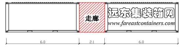 走廊使用附加結(jié)構(gòu),集裝箱房屋,集裝箱活動房,住人集裝箱,集裝箱住宅,集裝箱建筑