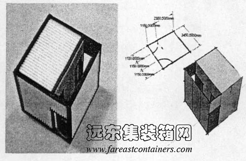 集裝箱青年公寓基本衛(wèi)生間單元,模塊化建筑