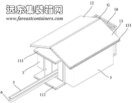 構(gòu)建過程中集裝箱房屋呈現(xiàn)的不同結(jié)構(gòu)示意圖