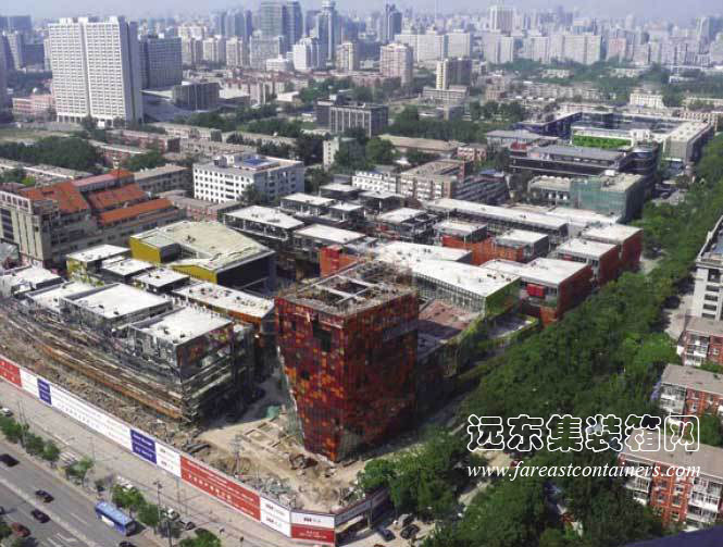 SANLITUN SOUTH 三里屯南區(qū)集裝箱建筑建造過程